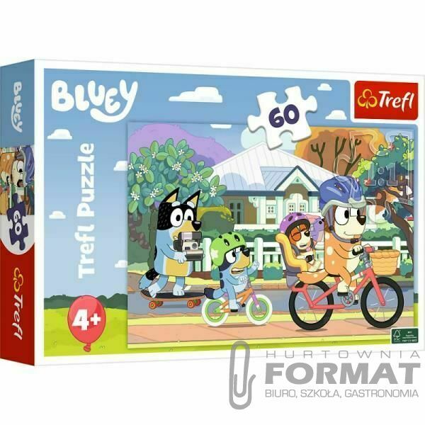Puzzle Trefl Bluey Wesoły Bluey 40 el. (17384) 1