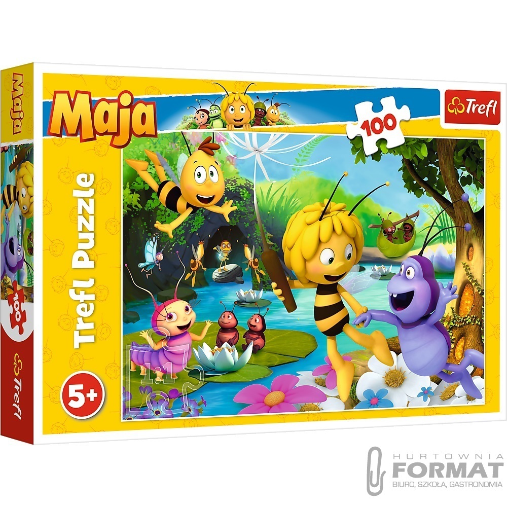 Puzzle 100 Pszczółka Maja i przyjaciele TREFL16361 1