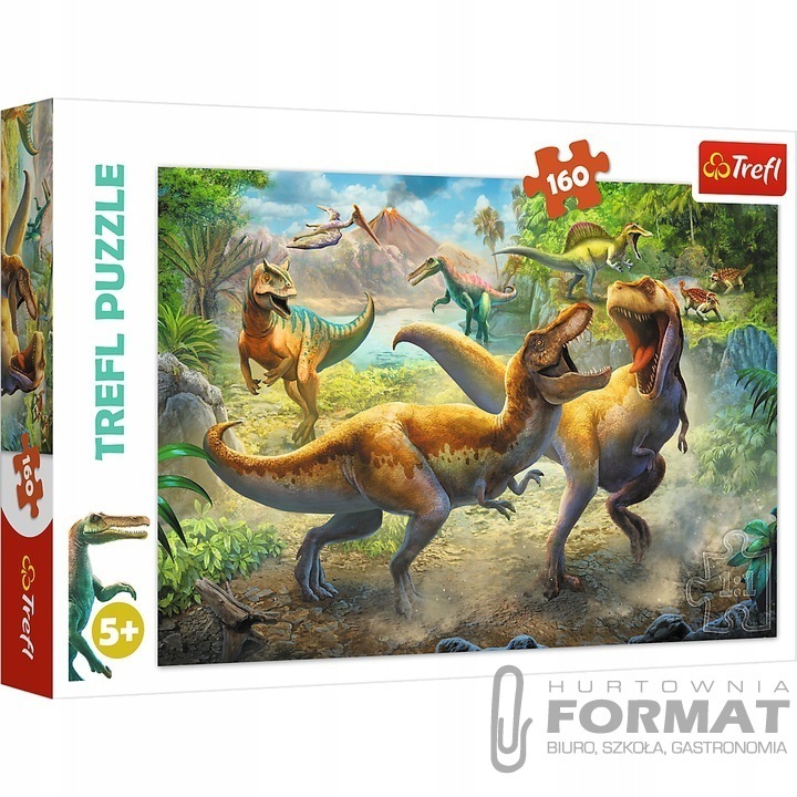 Puzzle 160 Walczace Tyranozaury TREFL 1