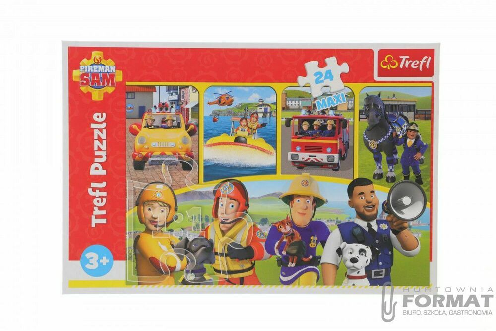 Puzzle Trefl Strażak Sam i przyjaciele 24 el. (14356) 1