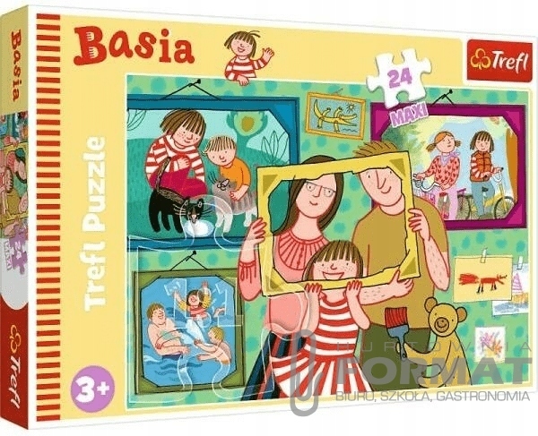 Puzzle 24 Maxi Basia i jej dzień Trefl 14347 1