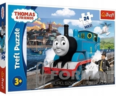 Puzzle 24-Maxi Wesoły dzień Tomka 14317 Trefl 1