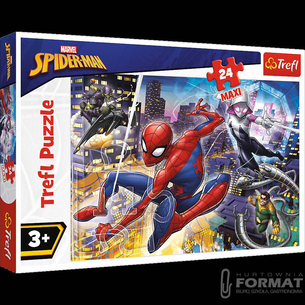 Puzzle 24 maxi Nieustraszony Spider-Man TREFL 1