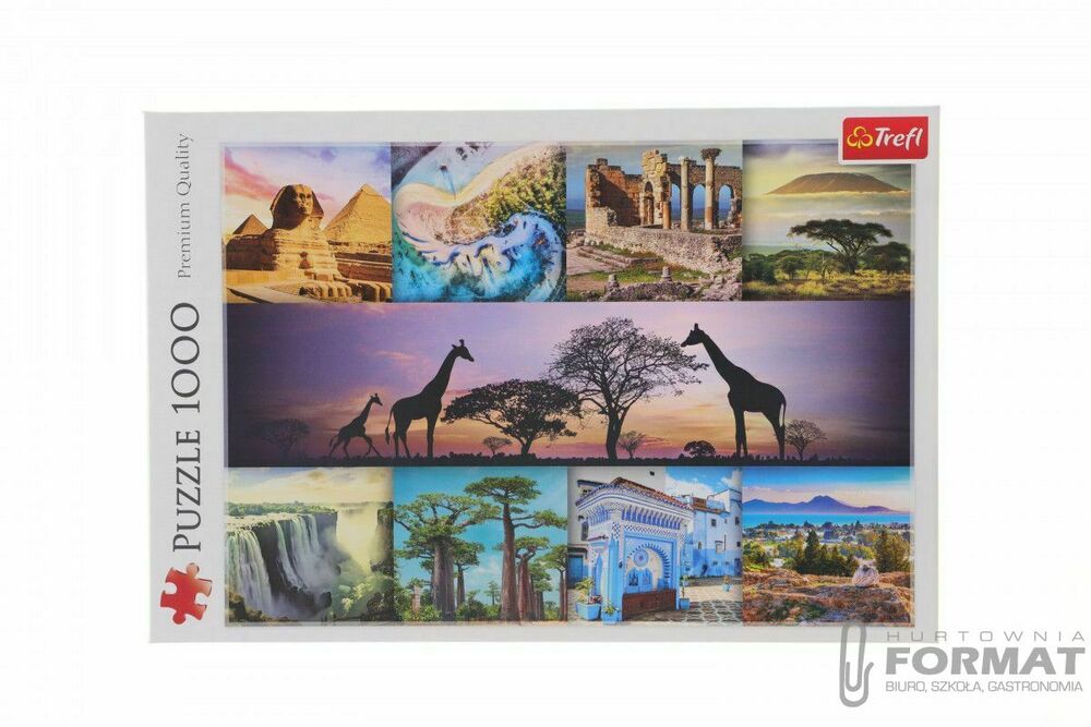 Puzzle 1000el Kolaż - Afryka 1