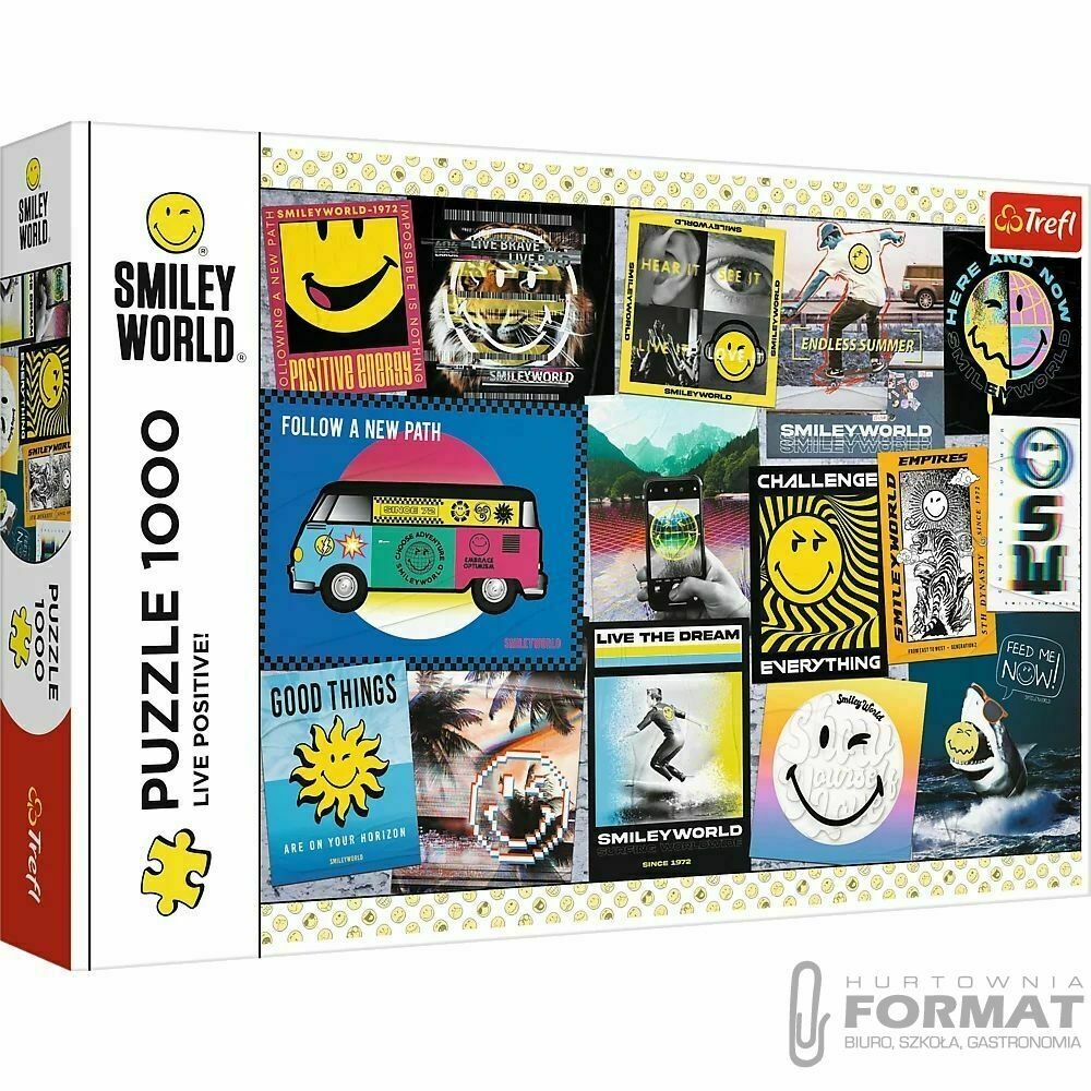 Puzzle Trefl Żyj pozytywnie 1000 el. (10729) 1