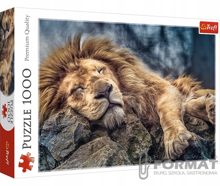 Puzzle 1000el Śpiący lew 10447 Trefl 1