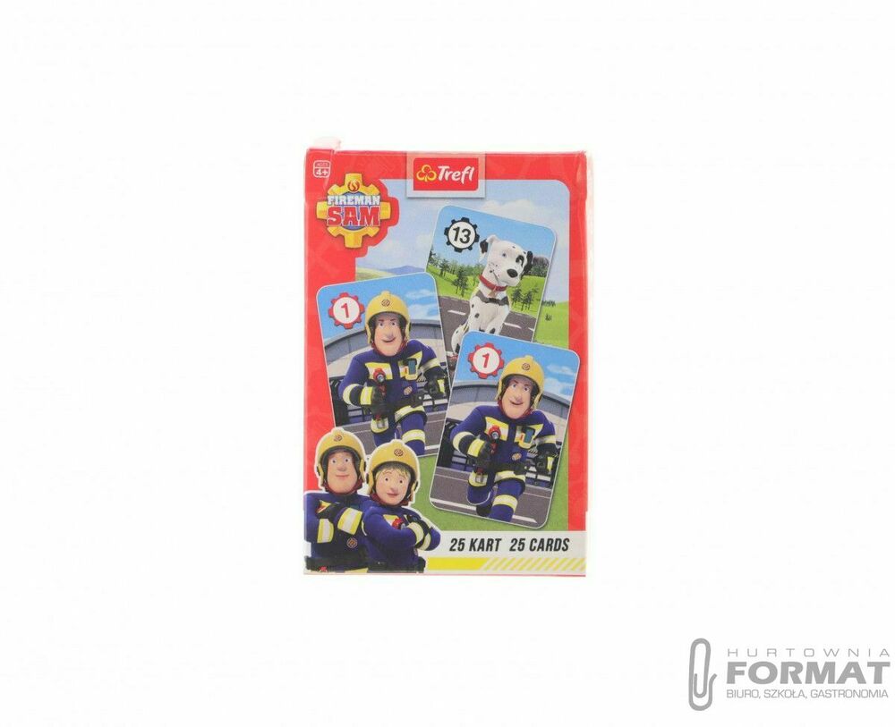Karty Trefl Strażak Sam Piotruś (08505) 25 sztuk 1