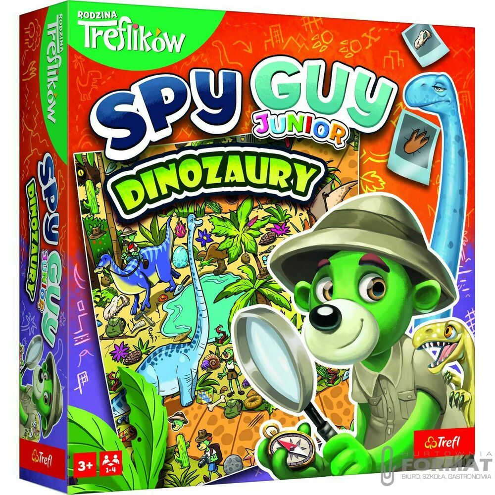 Gra strategiczna Trefl Spy Guy junior Dinozaury (02652) 1