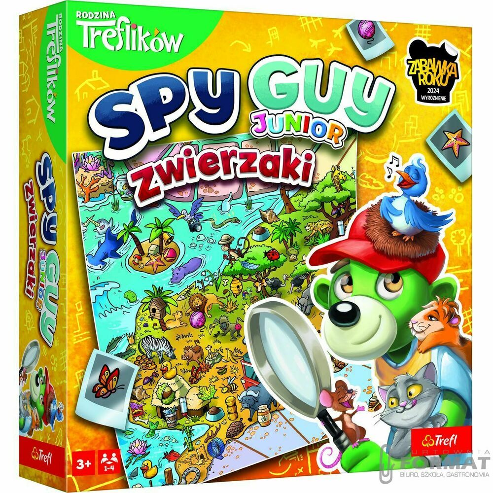 Gra edukacyjna Trefl Spy Guy Junior Zwierzaki (02595) 1