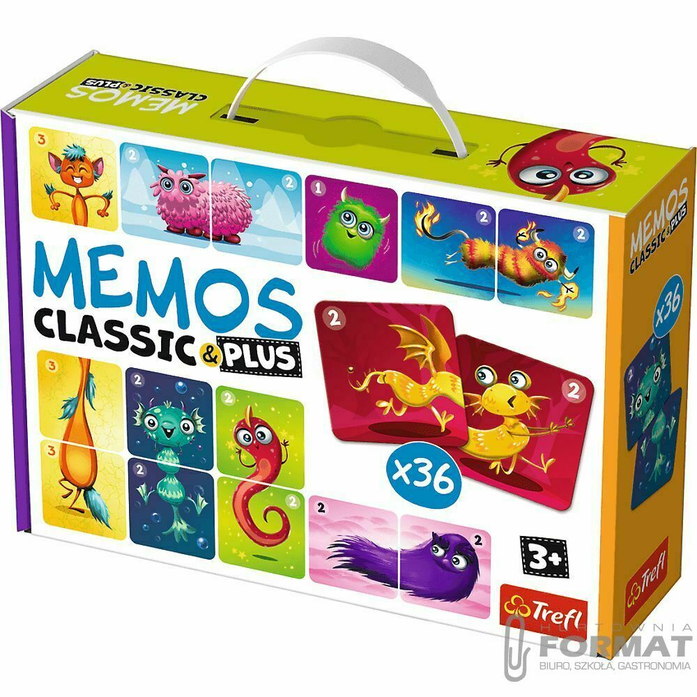 Memos classic&plus Urocze potworki gra Trefl 02273 1