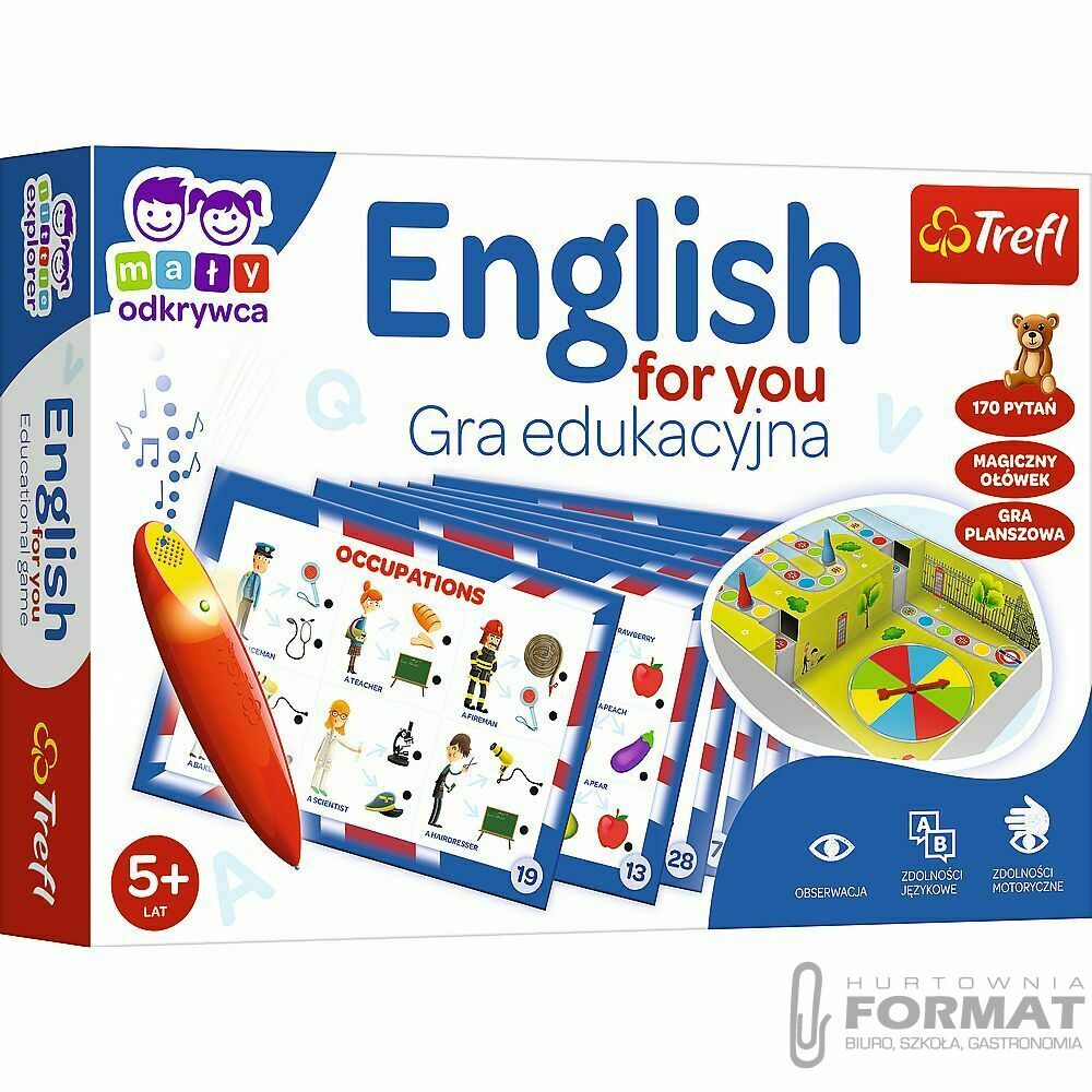 English for you. Magiczny ołówek gra 02113 Trefl p 1