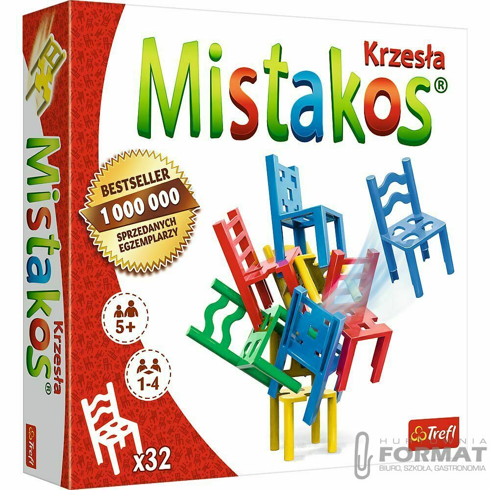 Mistakos Krzesła wersja 4-osobowa TREFL 1