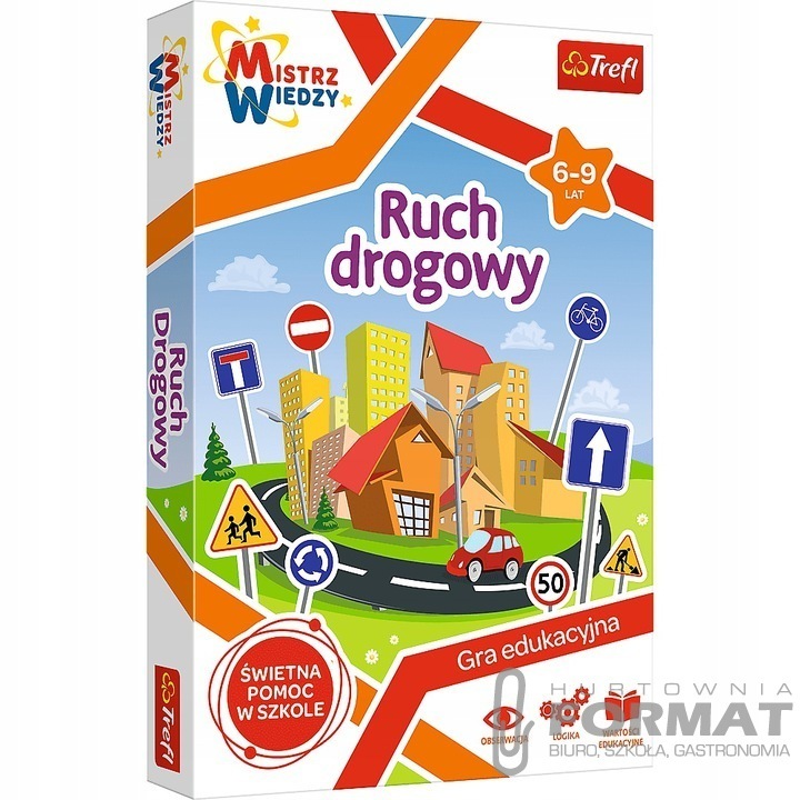 Ruch drogowy / Mistrz Wiedzy gra 01955 Trefl 1