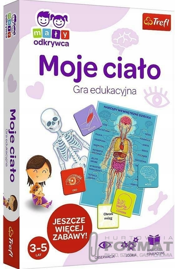 Moje ciało mały odkrywca gra edukacyjna 01952 Tref 1
