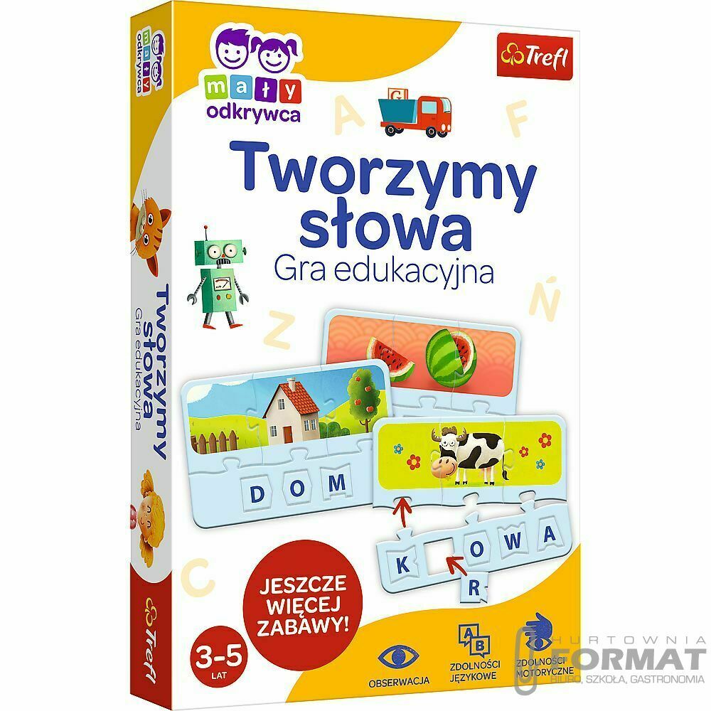 Mały odkrywca Gra Tworzymy słowa 01950 1
