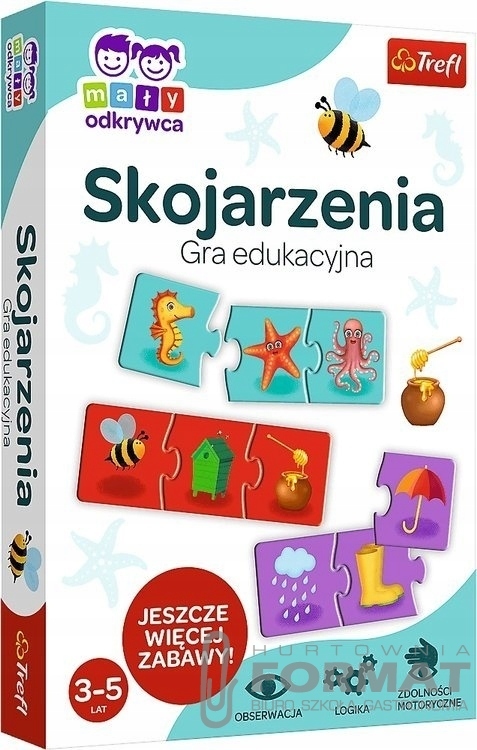 Skojarzenia mały odkrywca gra edukacyjna 01947 Tre 1
