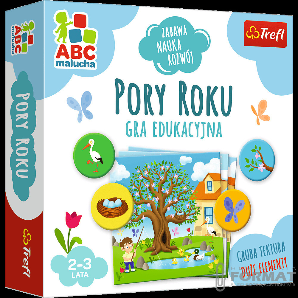 ABC Malucha Pory roku, gra edukacyjna Trefl 1