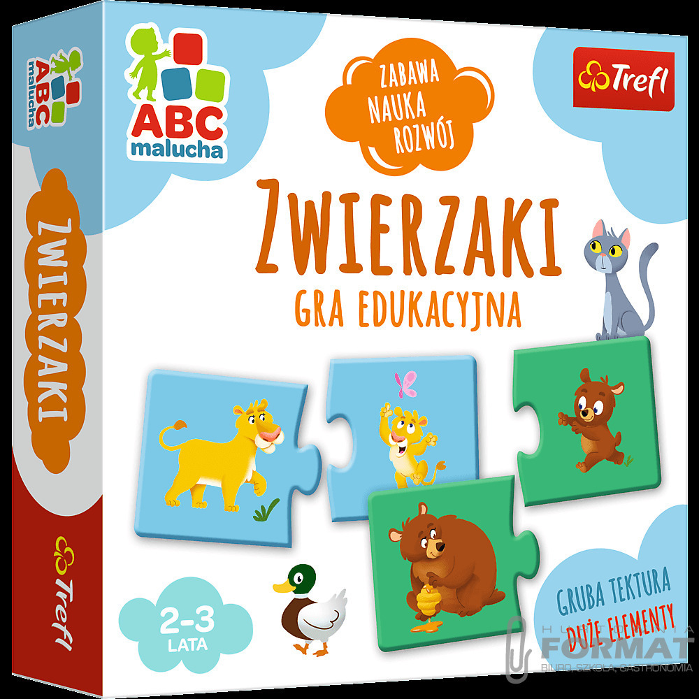 ABC malucha, Gra edukacyjna Trefl, Zwierzaki 1