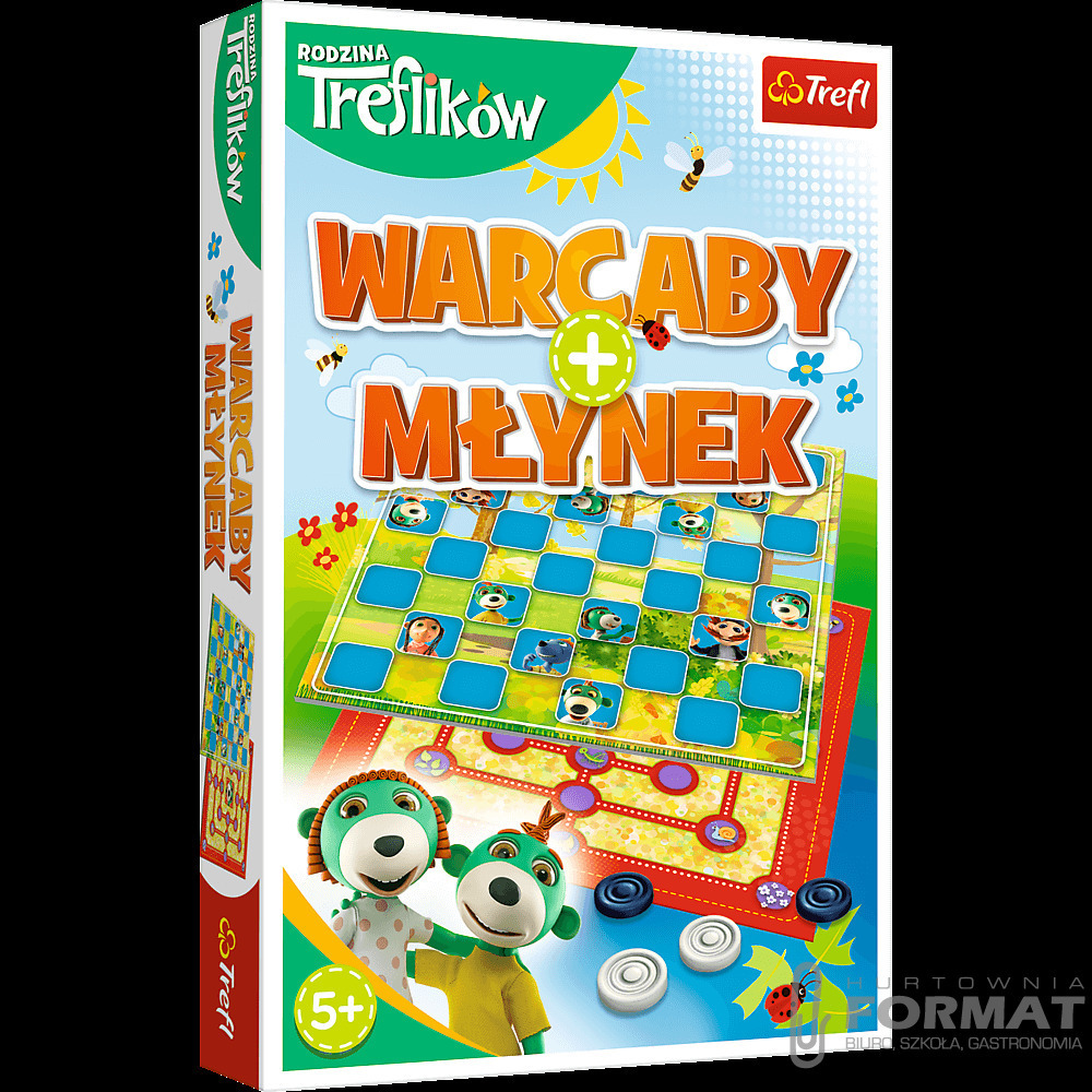 Trefl, Gra planszowa Warcaby + Młynek 1