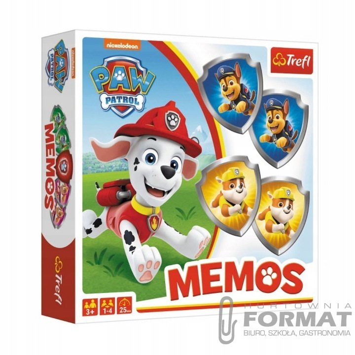 Memos PAW PATROL / Psi Patrol gra 01892 Trefl 1