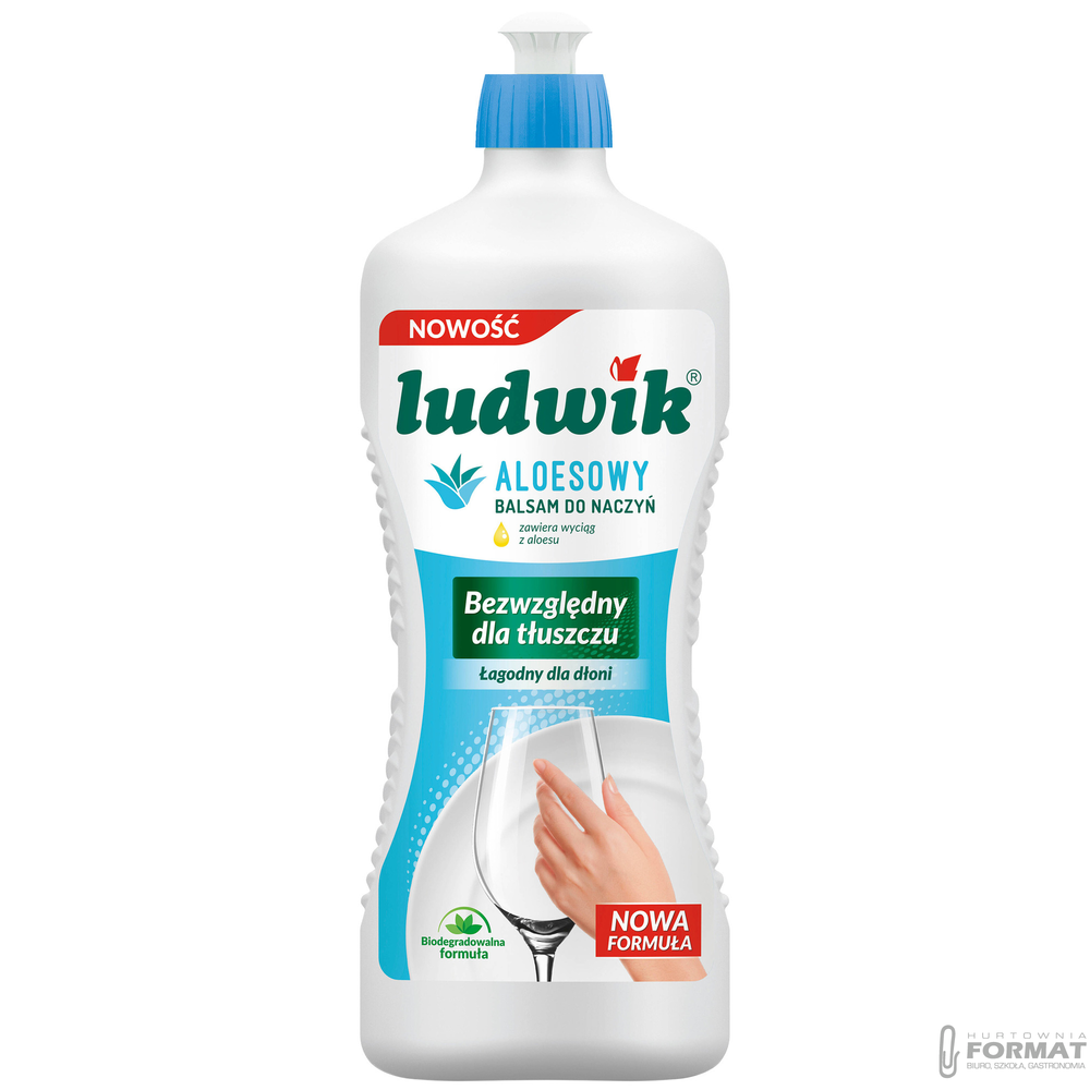 Płyn do naczyń Ludwik Bal.Aloe 900ml 1