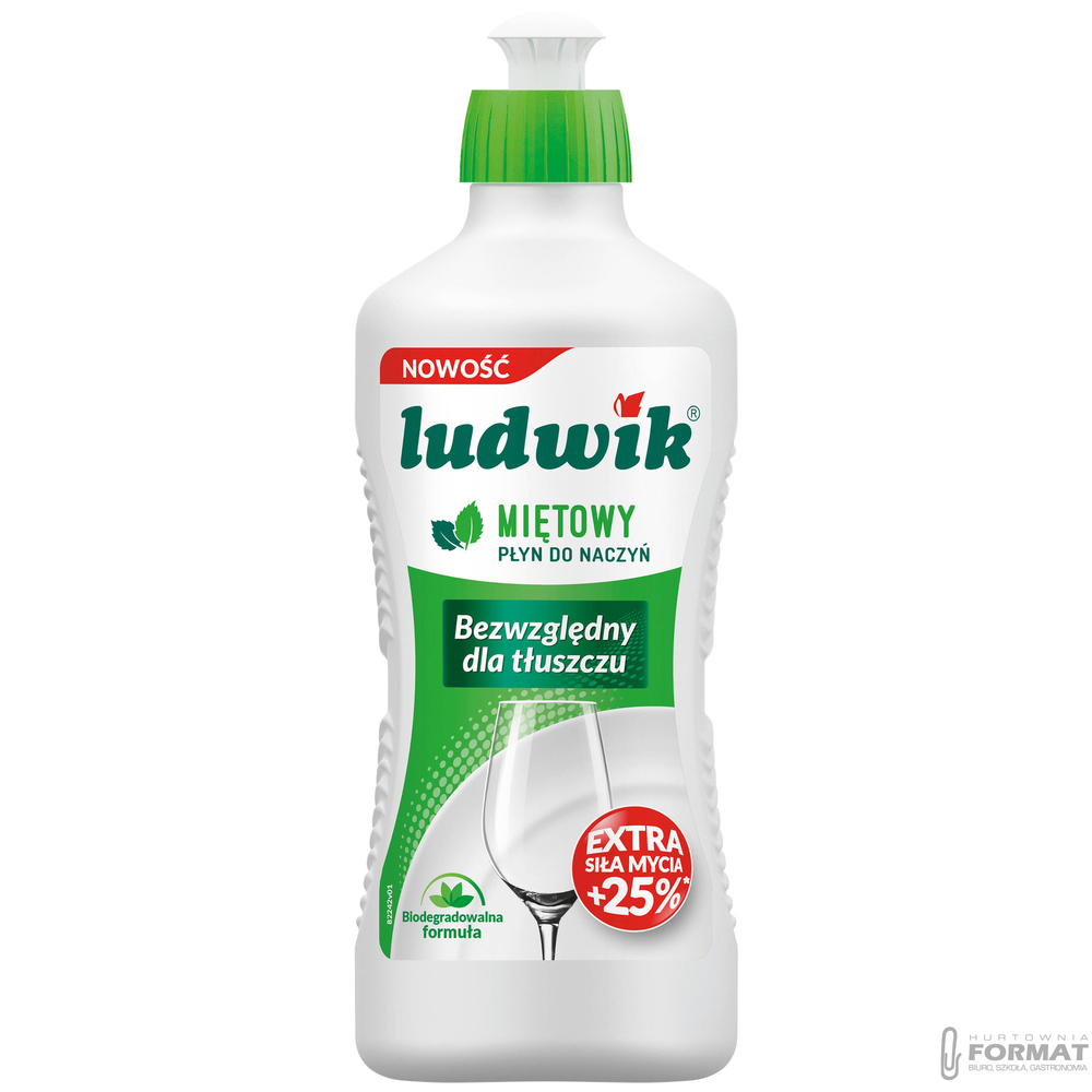 Ludwik Płyn do mycia naczyń Mięta 450g 1