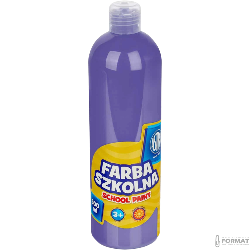 Farba szkolna Astra - fioletowa 500 ml 1