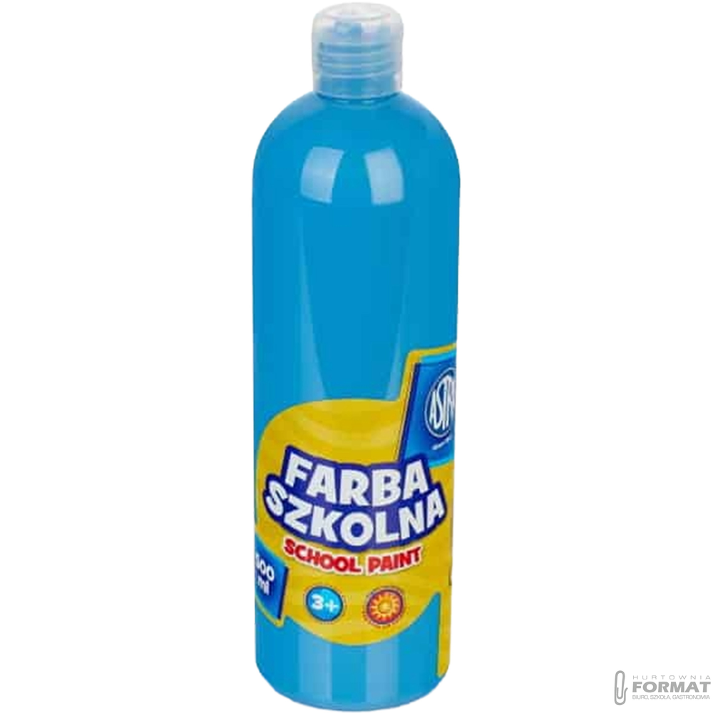 Farba szkolna Astra, niebieska 500 ml 1
