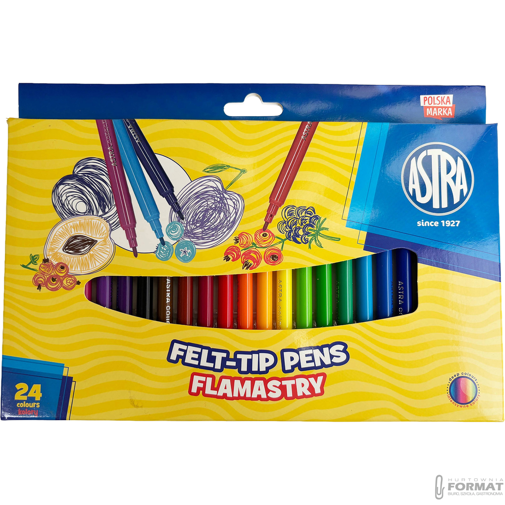 Flamastry ASTRA 24 kolory 1