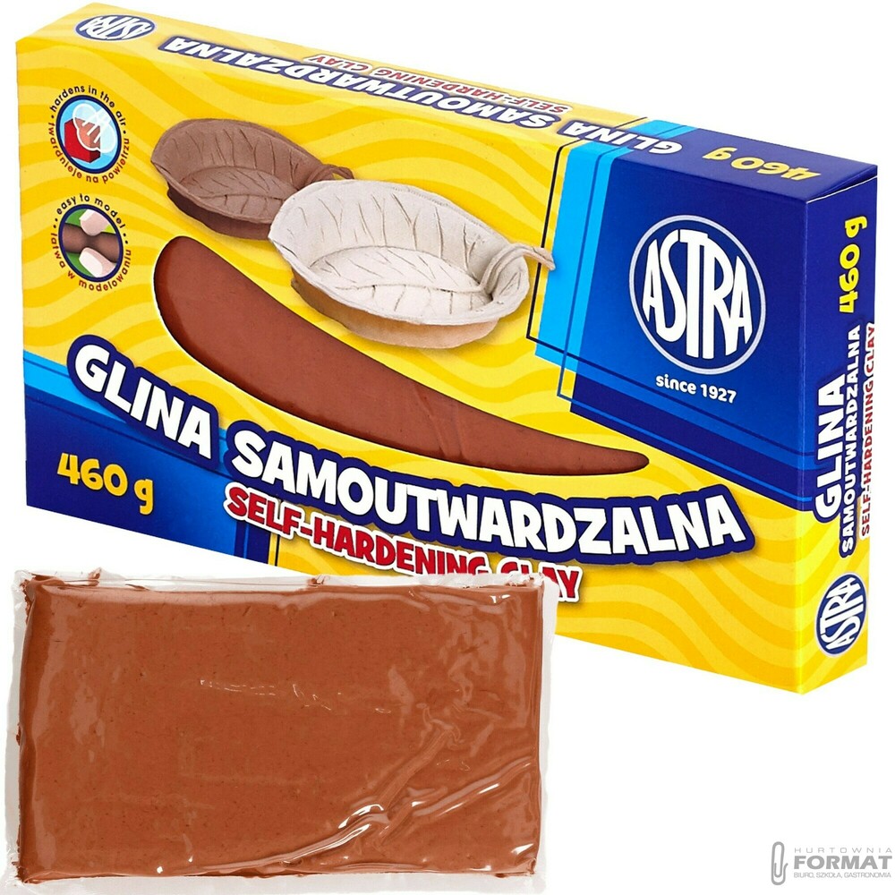 GLINA SAMOUTWARDZALNA ASTRA TERAKOTA 460g DO SZKOŁY 1