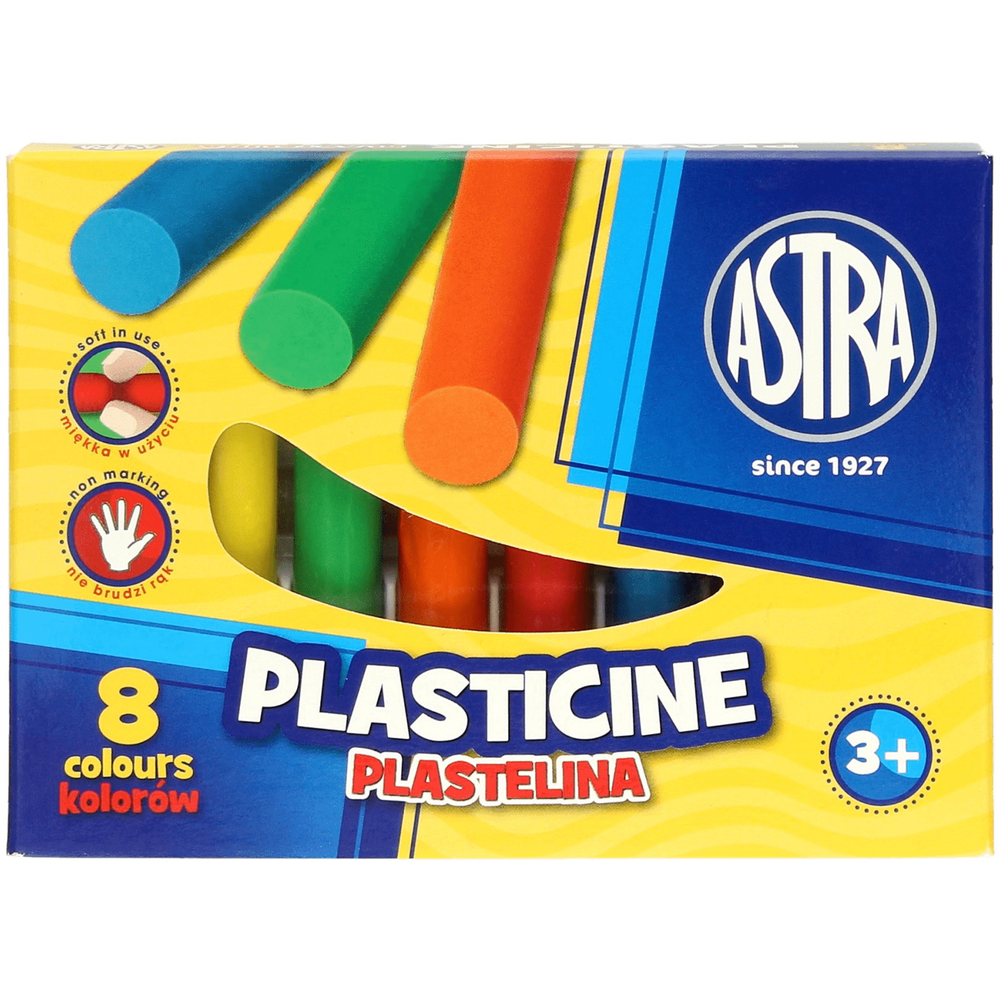 Plastelina ASTRA 8 kolorów 1