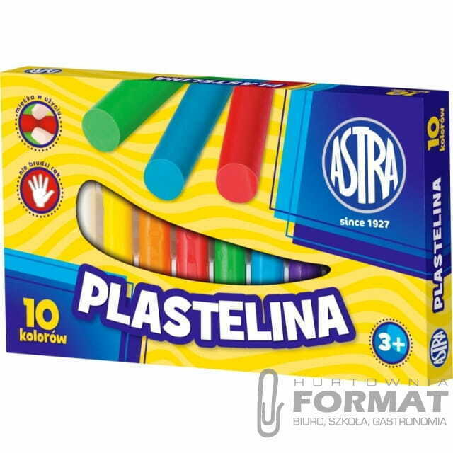 Plastelina Astra 10 kolorów 1