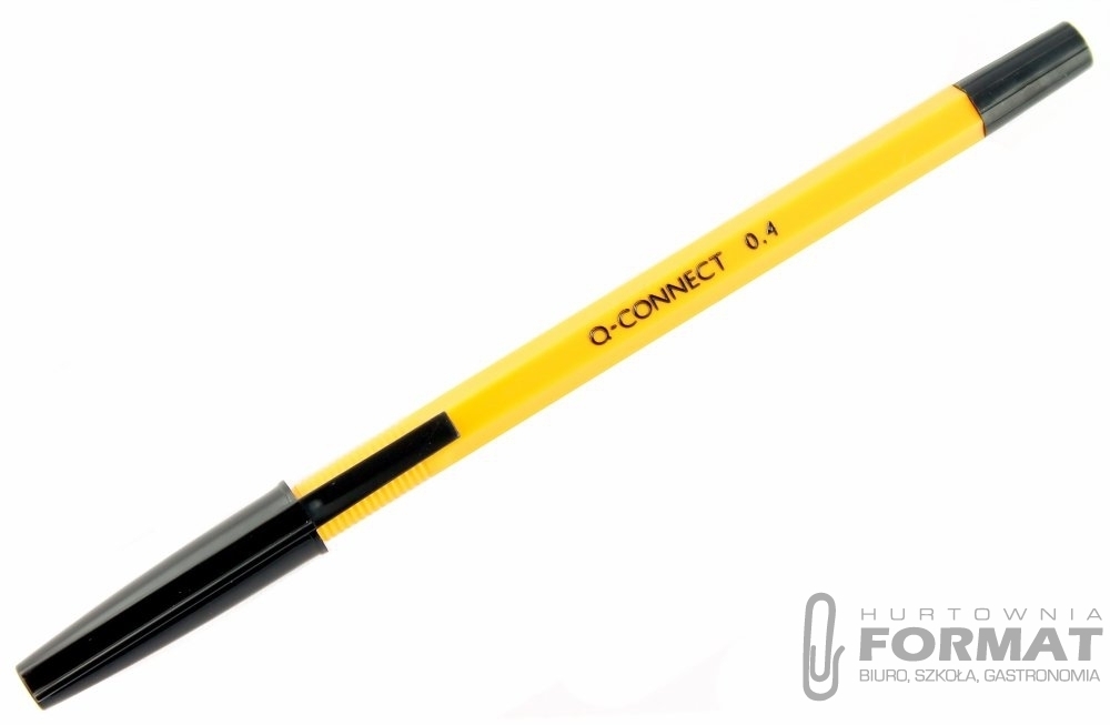 DŁUGOPIS ORANGE Q-CONNECT CZARNY KF34046 1