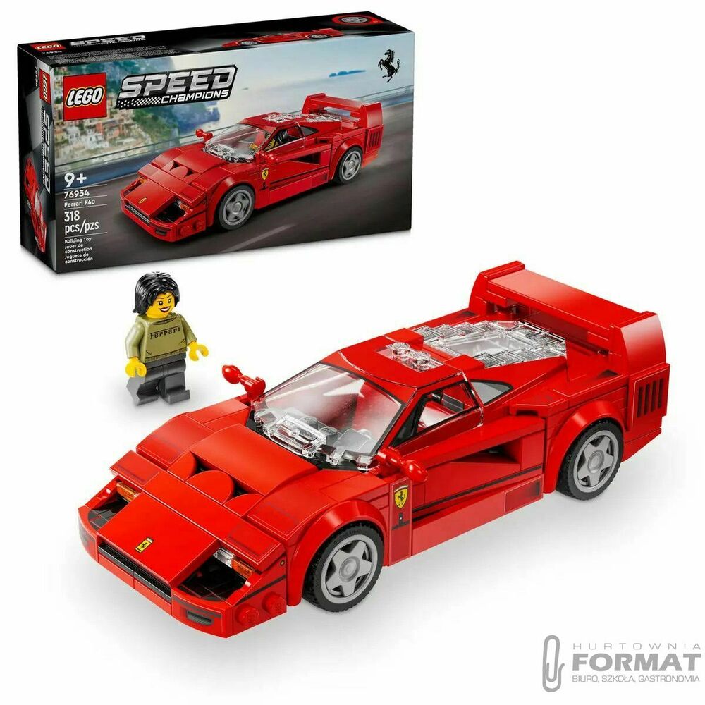 Klocki konstrukcyjne Lego Speed Champions Supersamochód Ferrari F40 (76934) 1