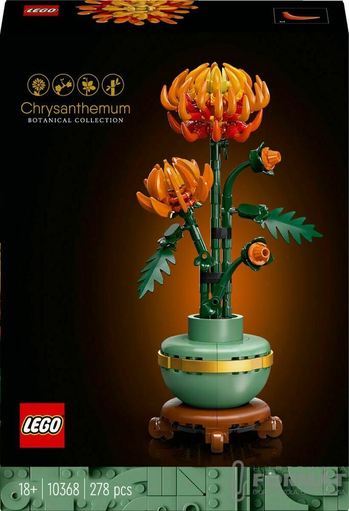 LEGO Icons 10368 Chryzantema 1