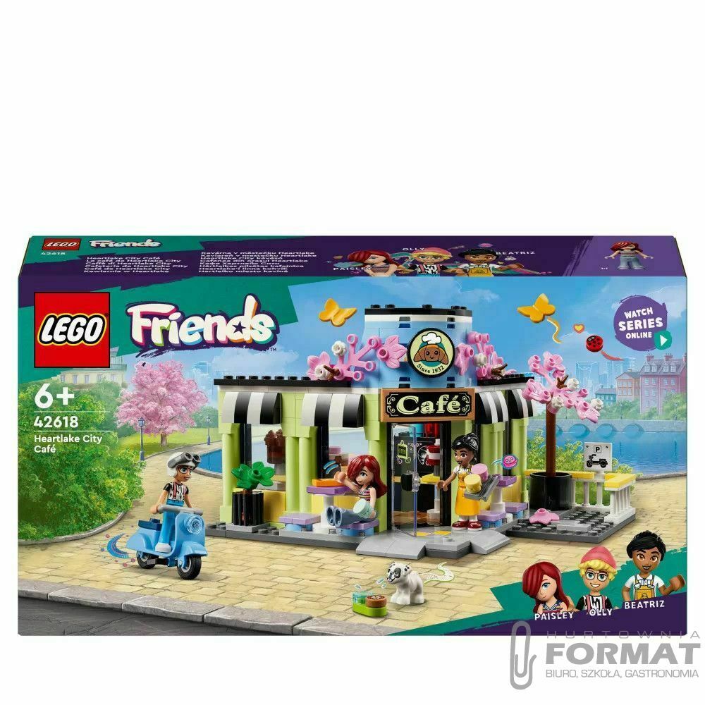 Klocki konstrukcyjne Lego Friends Kawiarnia w Heartlake (42618) 1