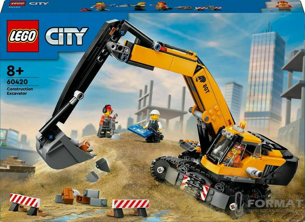 LEGO 60420 CITY Żółta koparka p4 1