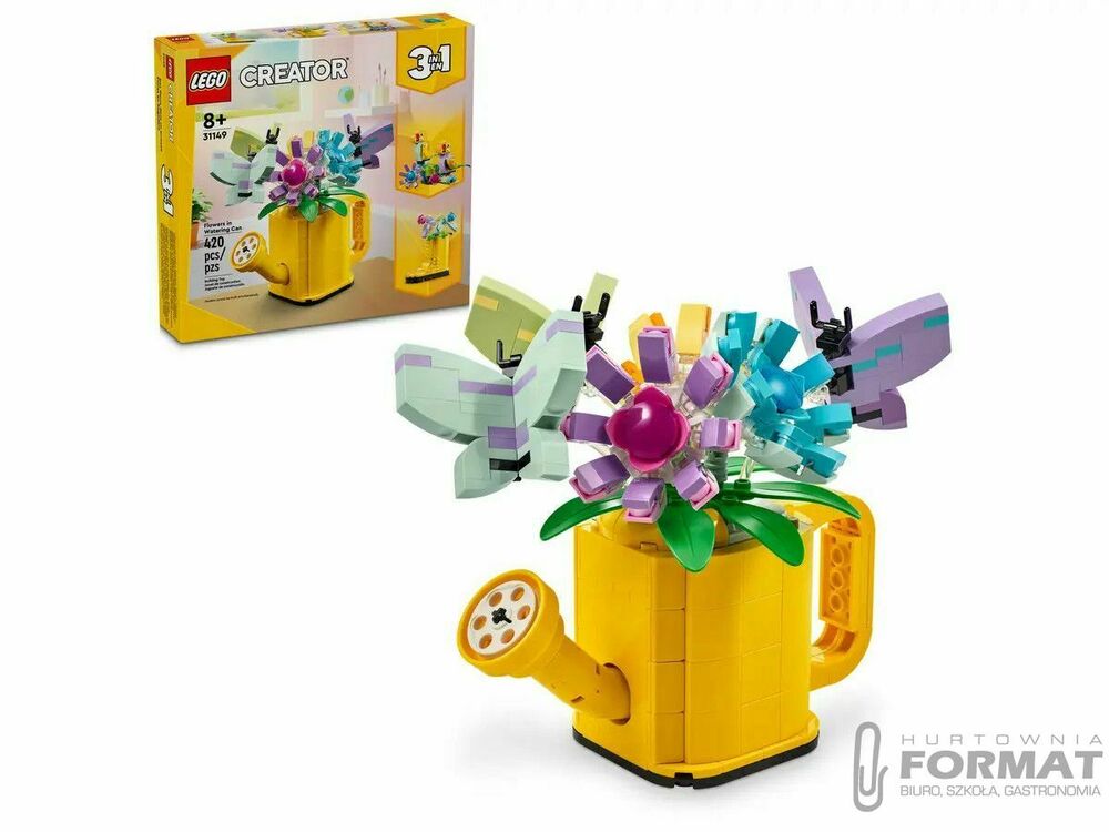 Klocki konstrukcyjne Lego Creator Kwiaty w konewce (31149) 1