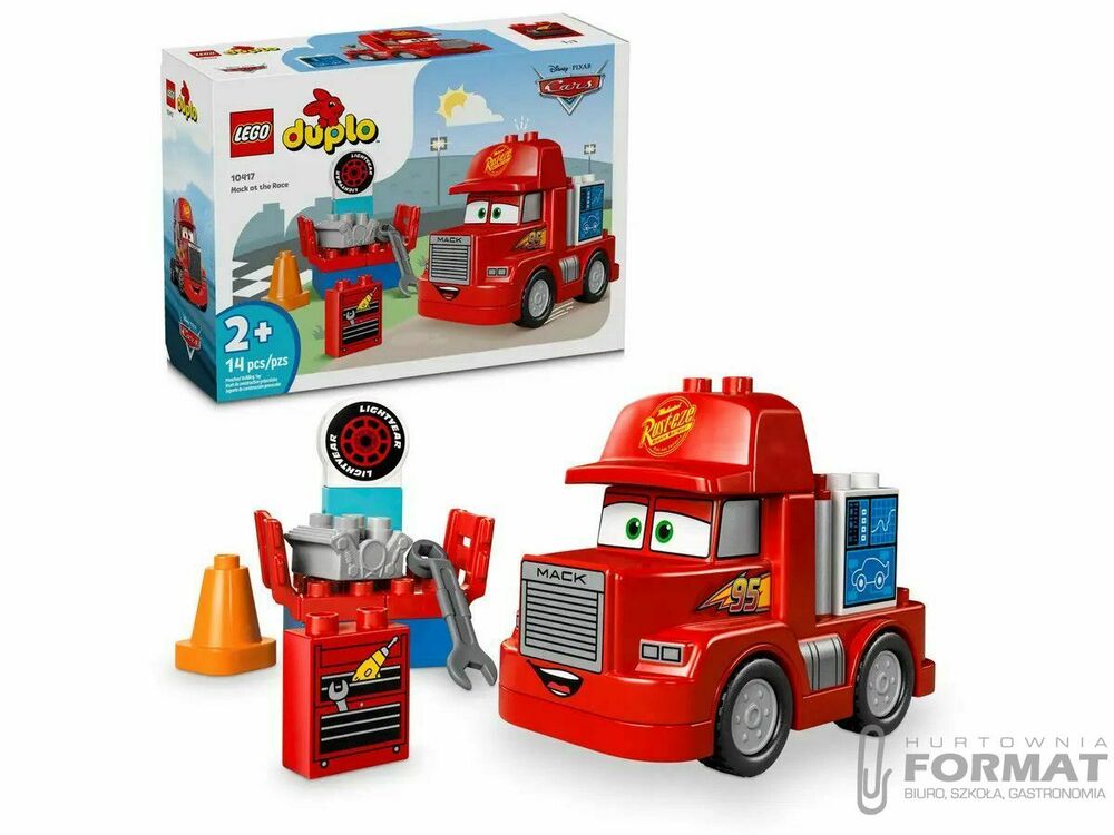 Klocki konstrukcyjne Lego Duplo Maniek na wyścigu (10417) 1