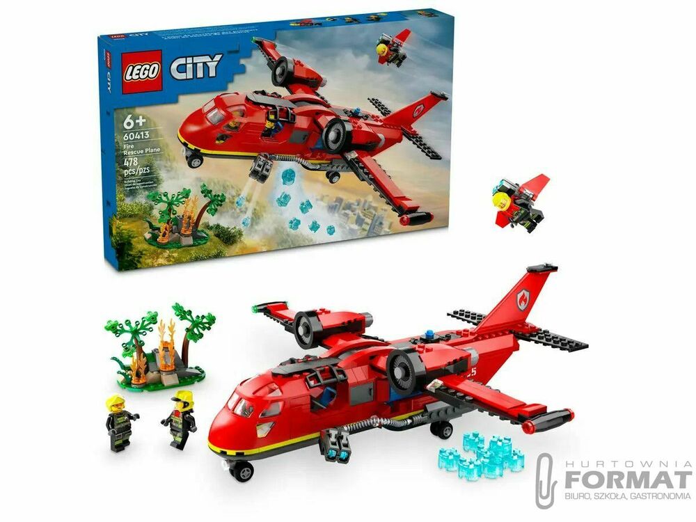 LEGO 60413 CITY Strażacki samolot ratunkowy p3 1