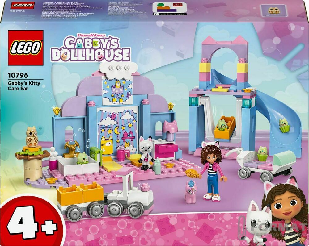 Klocki konstrukcyjne Lego Koci domek Gabi Kiciklubik Uszko Gabi (10796) 1