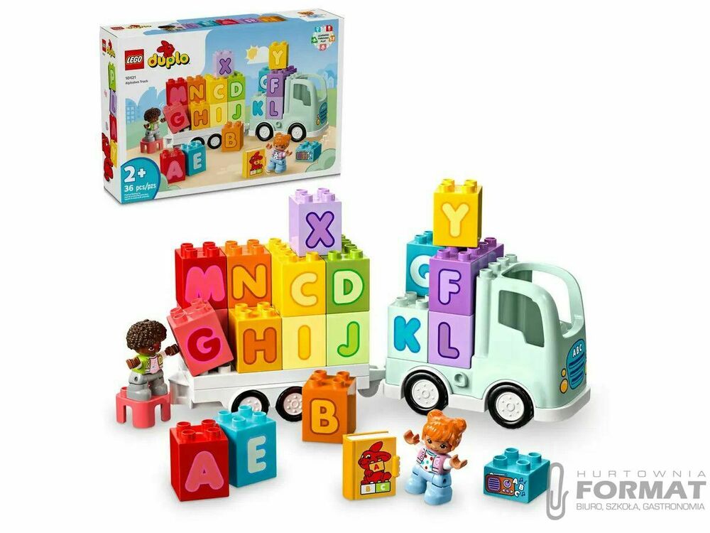 LEGO 10421 DUPLO Town Ciężarówka z alfabetem p3 1