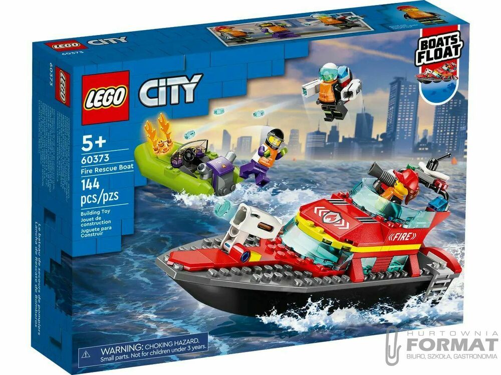 LEGO 60373 CITY Łódź strażacka p6 1