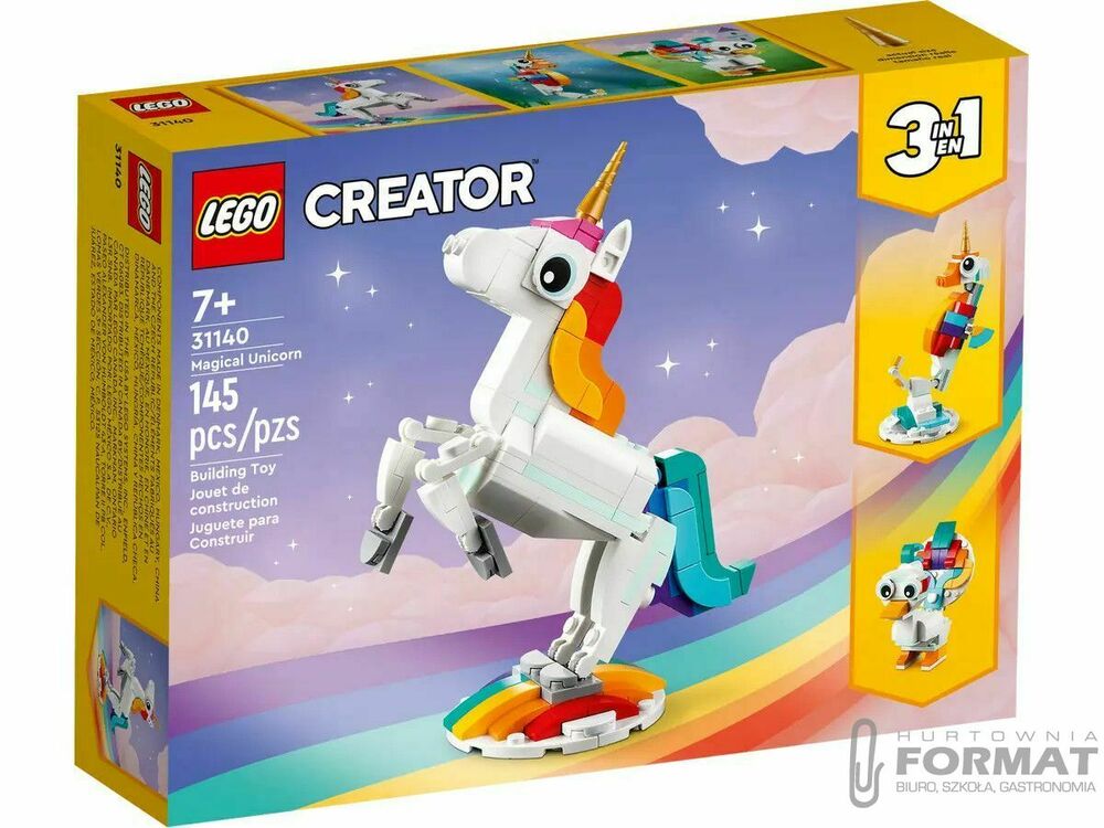 Klocki konstrukcyjne Lego Creator magiczny jednorożec (31140) 1