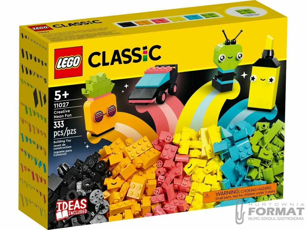 LEGO 11027 CLASSIC Kreatywna zabawa neonowymi kolo 1