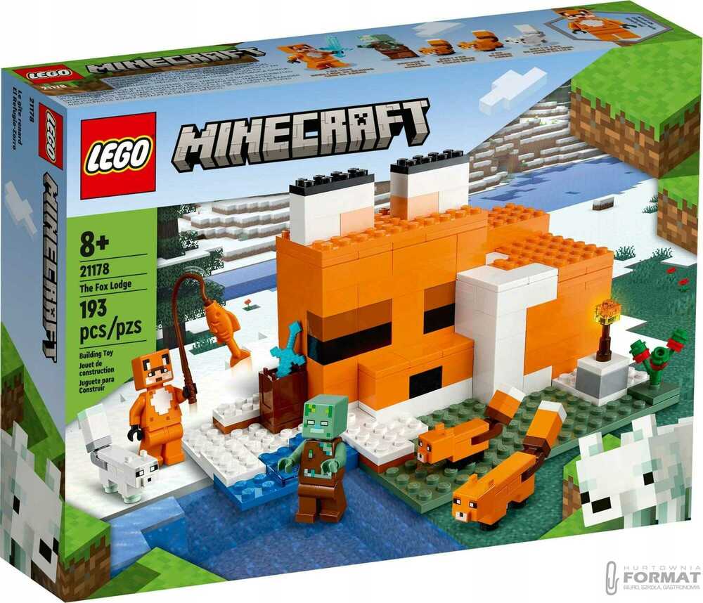 LEGO 21178 MINECRAFT 2022 Siedlisko lisów 1