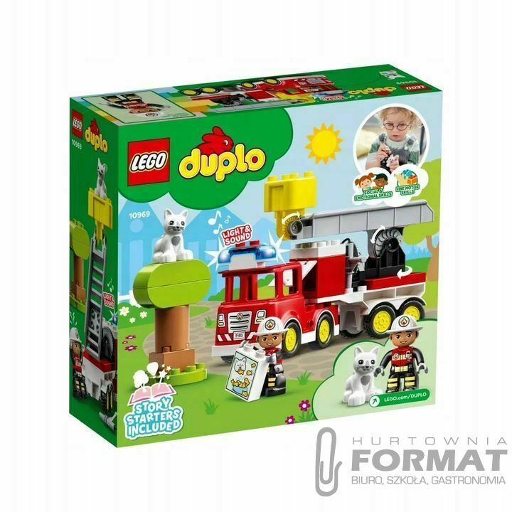 Klocki konstrukcyjne Lego Duplo wóz strażacki (10969) 1