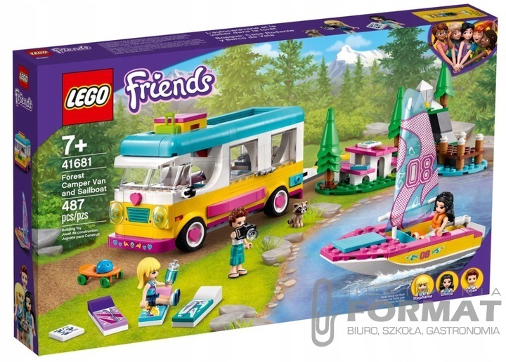 LEGO 41681 FRIENDS Leśny mikrobus kempingowy i żag 1
