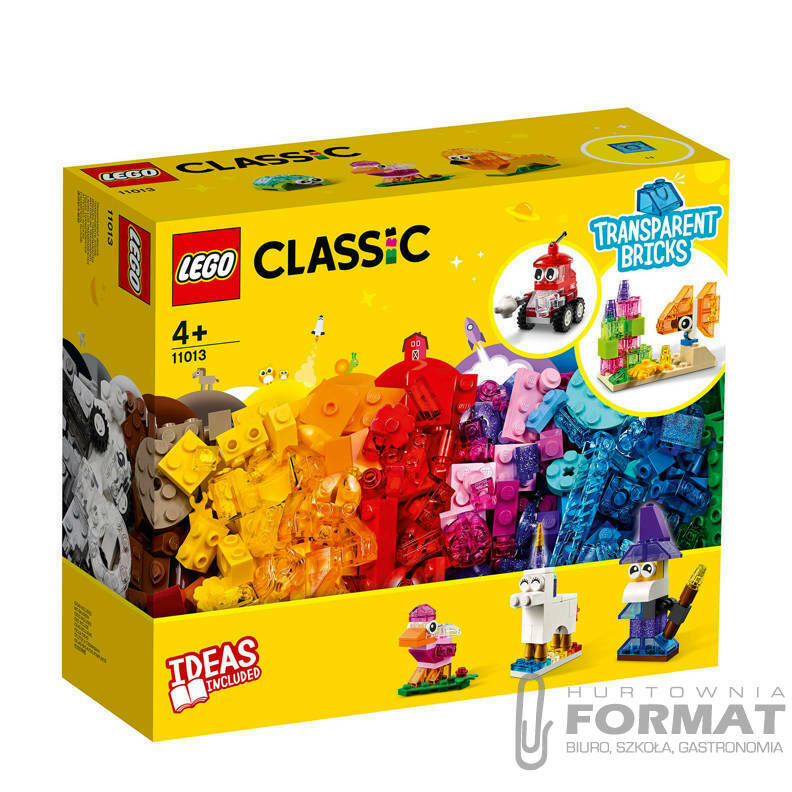 Lego Classic - Kreatywne przezroczyste klocki 1