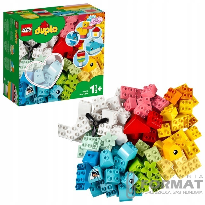 LEGO 10909 DUPLO CLASSIC Pudełko z serduszkiem 1